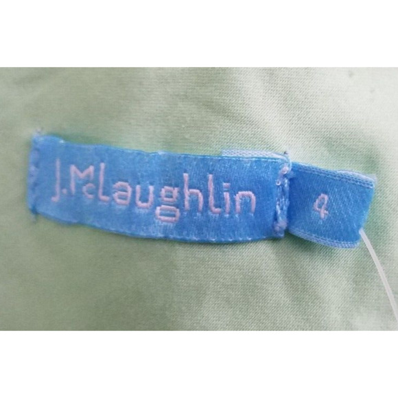 J. McLaughlin Highland Tweed Green Silk Blend Pencil Skirt Size 4 NWT - Picture 5 of 7